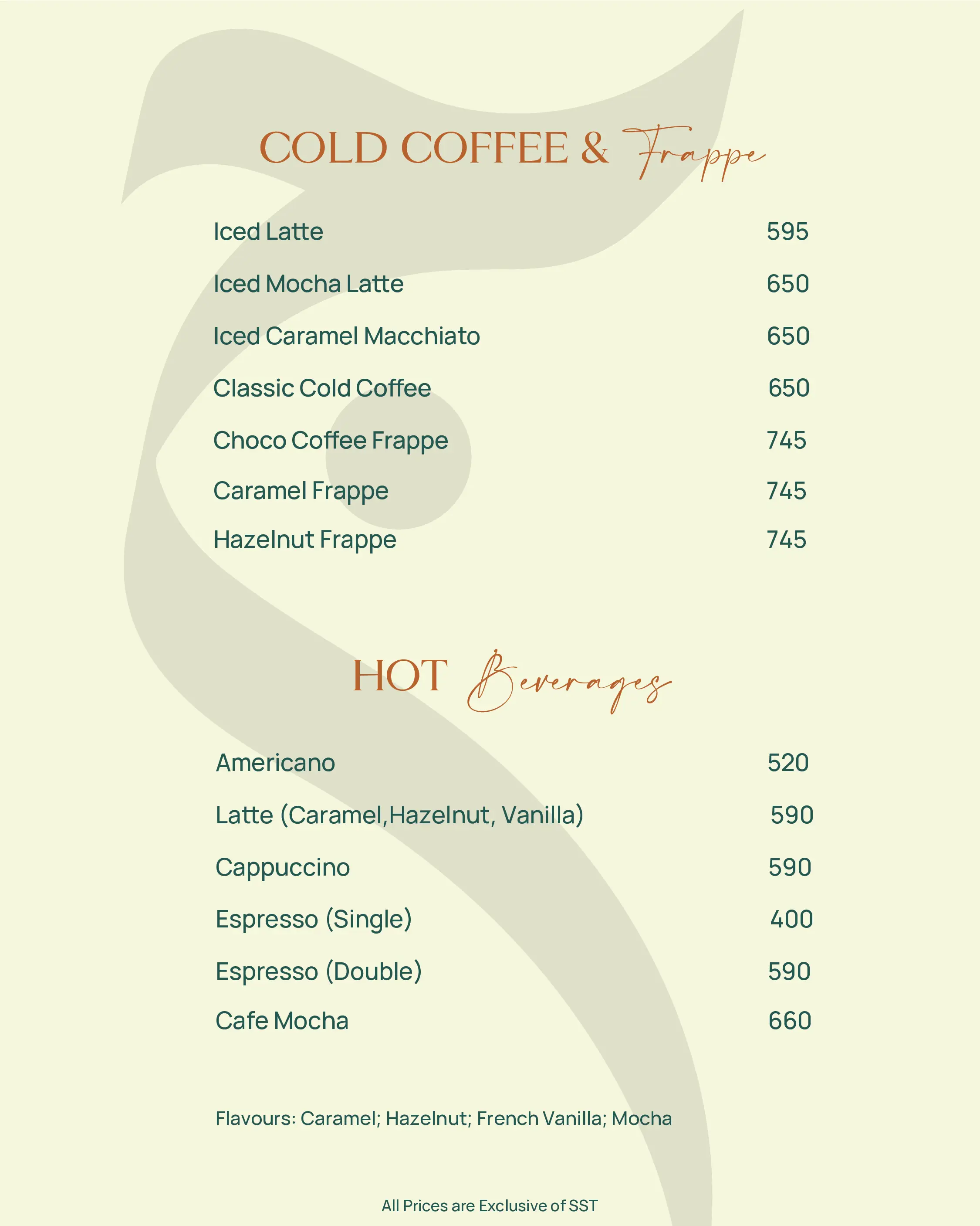 Deserts - Mizaaj Restaurant